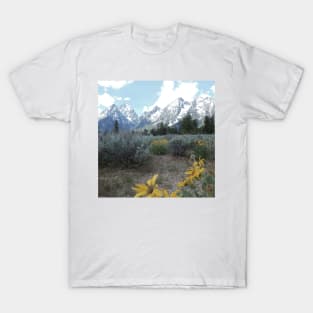 Wildflowers in the breeze IV T-Shirt